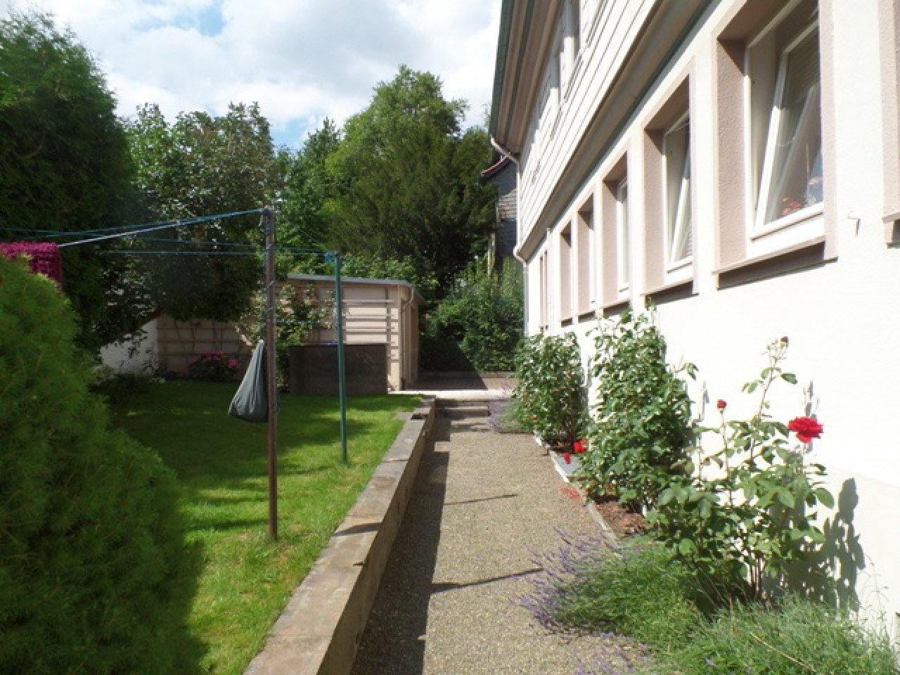 Ansicht im Garten