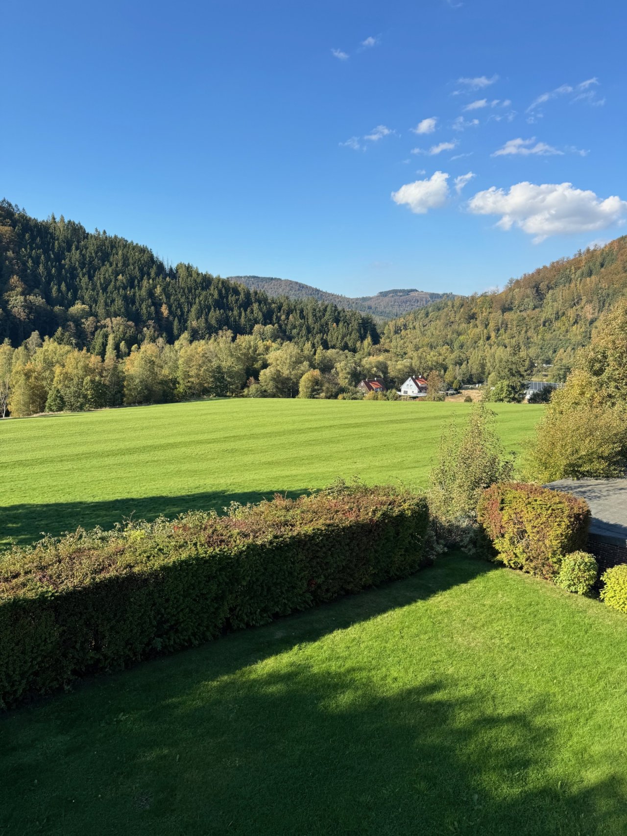 Blick vom Balkon